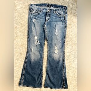 Silver Jeans Frances 22” 34x31